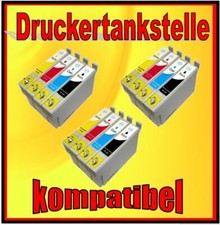 12 x Cartuccia per EPSON STYLUS DX4250 DX4800 DX4850 DX4850 PLUS * sostituisce T0615