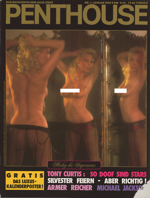 Männermagazin PENTHOUSE - Januar 1988 / Deutsche Ausgabe / Erotik und mehr