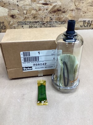Parker PS804P Poly Bowl PUSH-N-Drain Kit Open box for inspection #112E72PR6