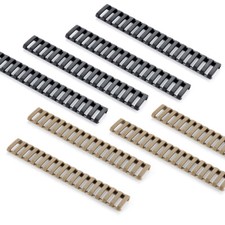 8PCS 7" Black Ladder Heat Resistant 20 mm Picatinny Rail Cover Protector