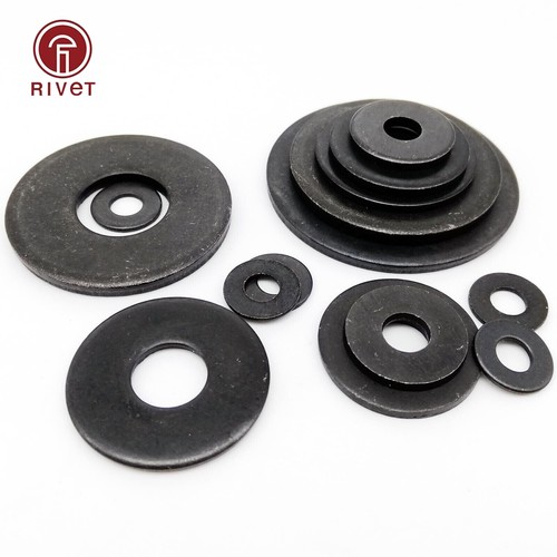 M3-M16 Grade 8.8 Steel Extra Large Size Big Wide Flat Washer Plain Gasket Black - Picture 7 of 9