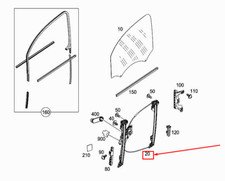 Neu MERCEDES-BENZ CITAN W415 Front RH Door Window Regulator A4157200746 OEM