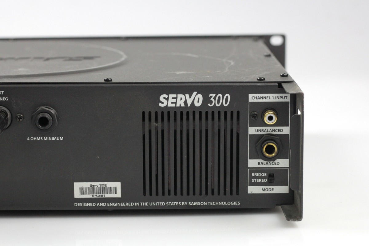 Samson SERVO 600 Stereo Power Amplifier 300W Per Channel | eBay