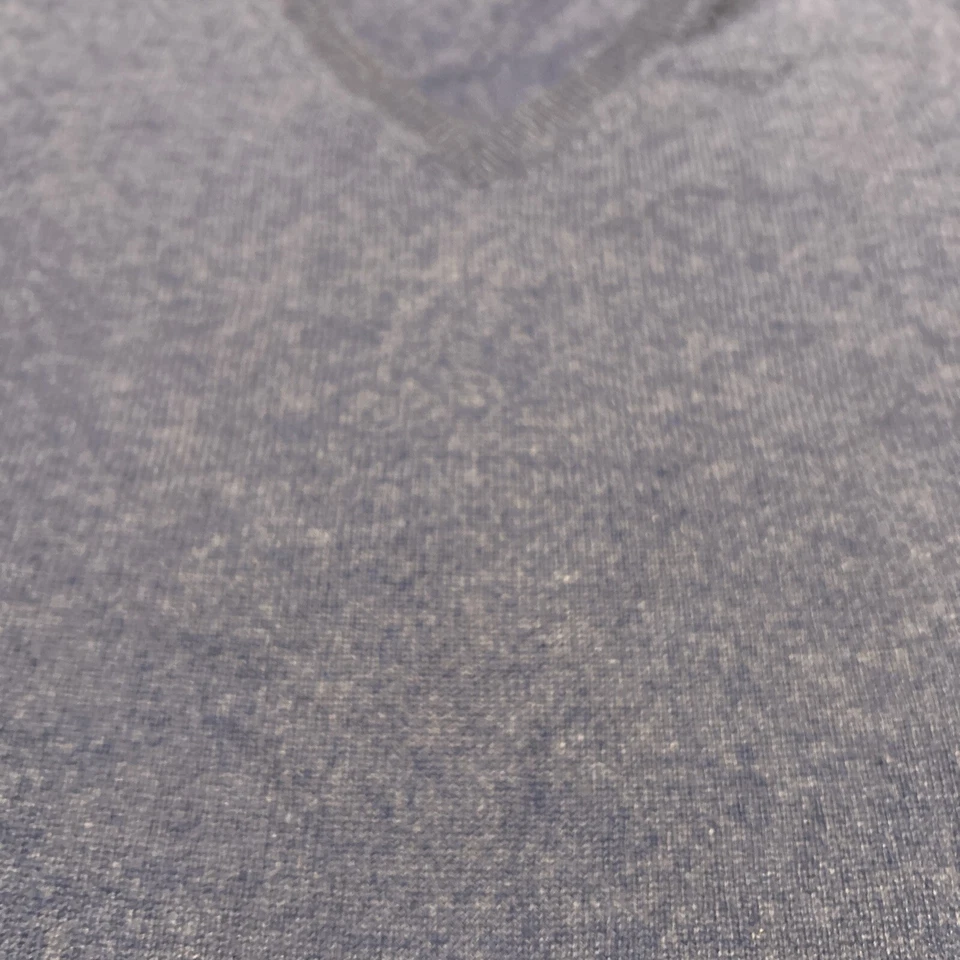 Geneva Large Women Blue Cashmere V -Neck Sweater Super Soft - Image 3 of 4