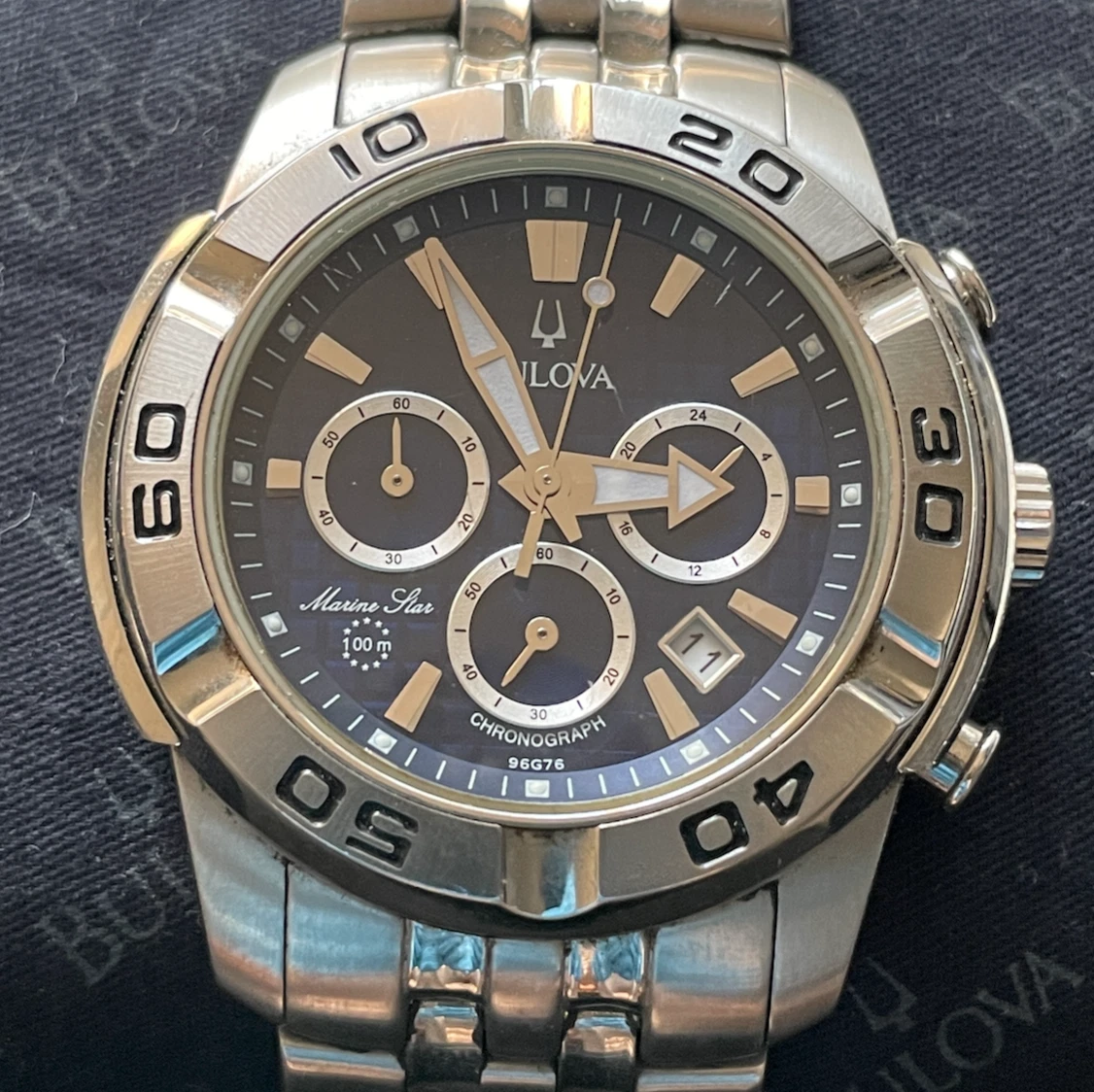 Relogio bulova best sale chronograph