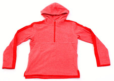 Under Armour Youth Boy's M 1/2 Zip Heather Red Fleece Hoodie Pullover