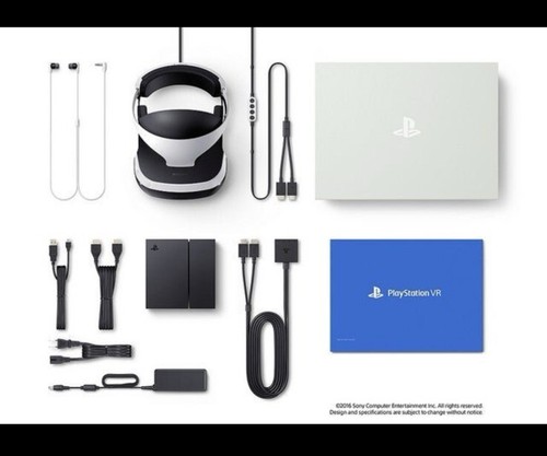 PSVR HEADSET PS4 all cables manual Move Controllers 2x Games Worlds + Skyrim NEW - Picture 7 of 9