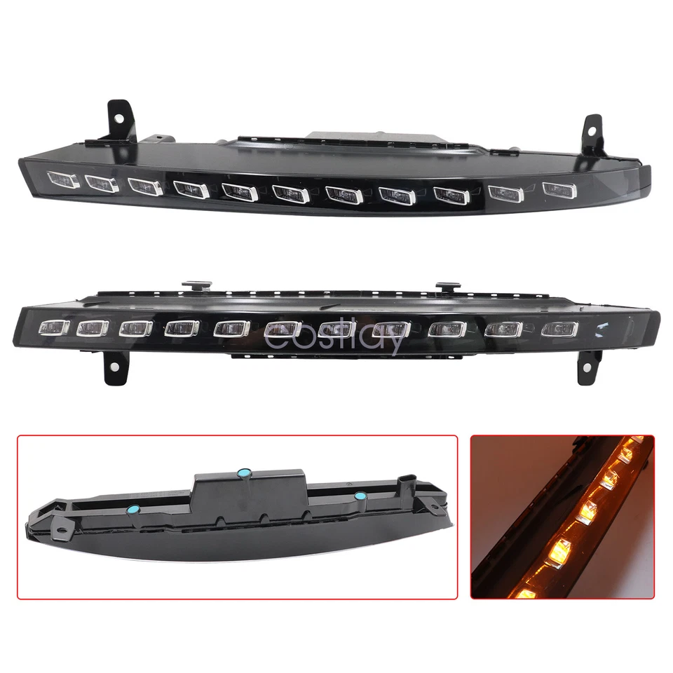 Indicador de señal de giro del parachoques delantero izquierdo y derecho para AUDI Q7 2010-2015 Foto 3 de 4