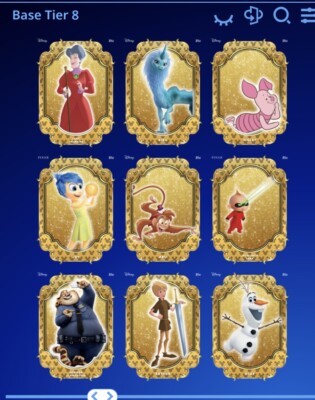 2024 Topps Disney Collect Tier 8 Debut Celebration GOLD -Pick your card (digital