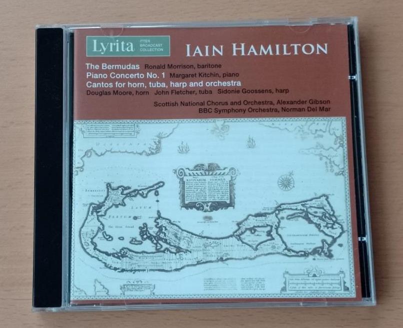 IAIN HAMILTON The Bermudas Piano Concerto No1 Cantos     LYRITA CD  NM