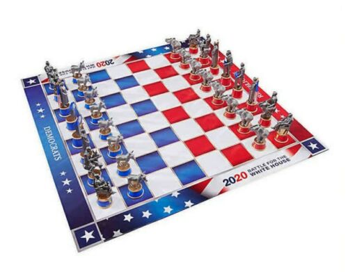 As Seen On TV Collector's Edition 2020 Battle for The White House Chess Set - Picture 2 of 8
