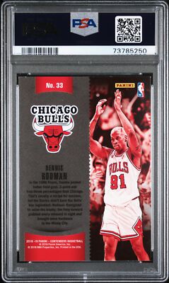 2018 Panini Contenders Winning Tickets #33 Dennis Rodman w