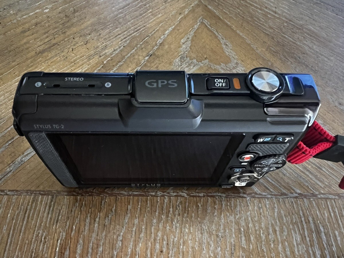 Olympus Stylus TG-2 iHS Digital Camera with 4x Optical Zoom and 3