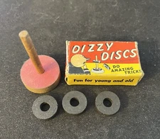 1950's Dizzy Discs Magic Tricks. Pranks, Gags, In Original Packaging