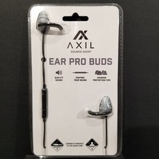 AXIL EAR PRO BUDS Hearing Protection Shooting Earbuds, Sound Control, Wired, NEW