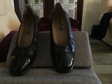 New No Tags Ladies Shoetree Black Wedge Shoes Size 6/39.