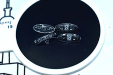 13mm Screw-In Nose pads 2 sets  OVAL shape Silicone
