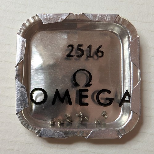 NOS Pack of 10 Genuine Omega 2516 Dial Screws
