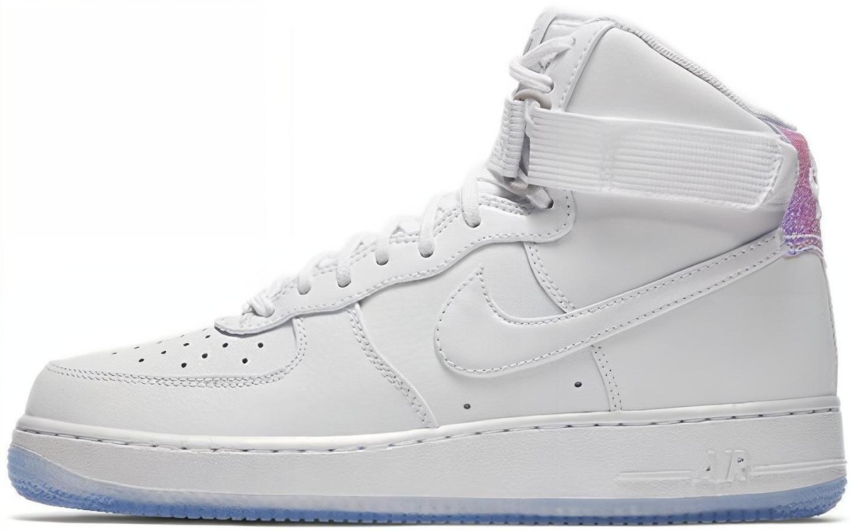 Nike Air Force 1 Premium High White Ice Blue W for sale | eBay