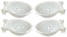 Lot of 4 pcs Plastic Hook Nest Pan For Bird aviary budgie canary Lovebird