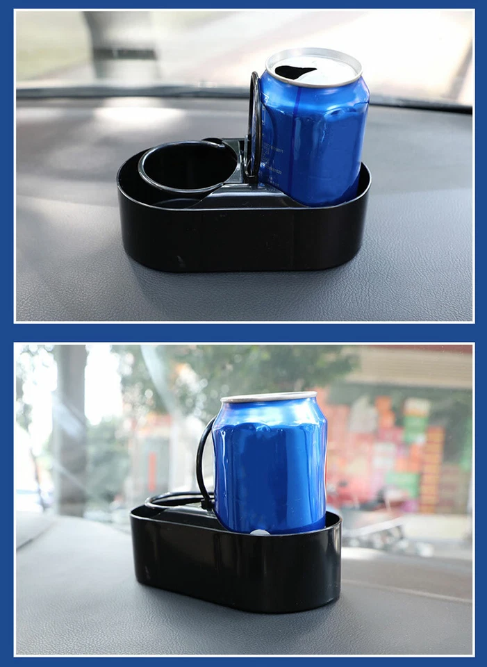 Assento portátil duplo furo porta-copo bebida para carro caminhão SUV acessórios interiores - Imagem 4 de 4