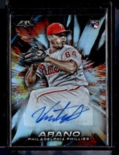 2018 Topps Fire Autographs #FAVA Victor Arano RC LOGO