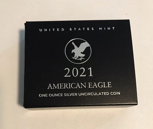 2021-W Burnished Uncirculated American Silver Eagle Type 2 Coin