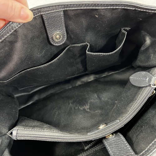 Coach Penelope Soft Pebbled Leather Carryall Satchel Bag Black F19044 - Imagen 16 de 24