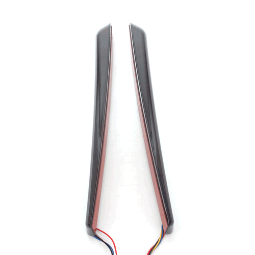 Smoke Saddlebag Tail Light LED Running Brake Turn Signal Lamp For Harley Touring - Foto 11 di 13