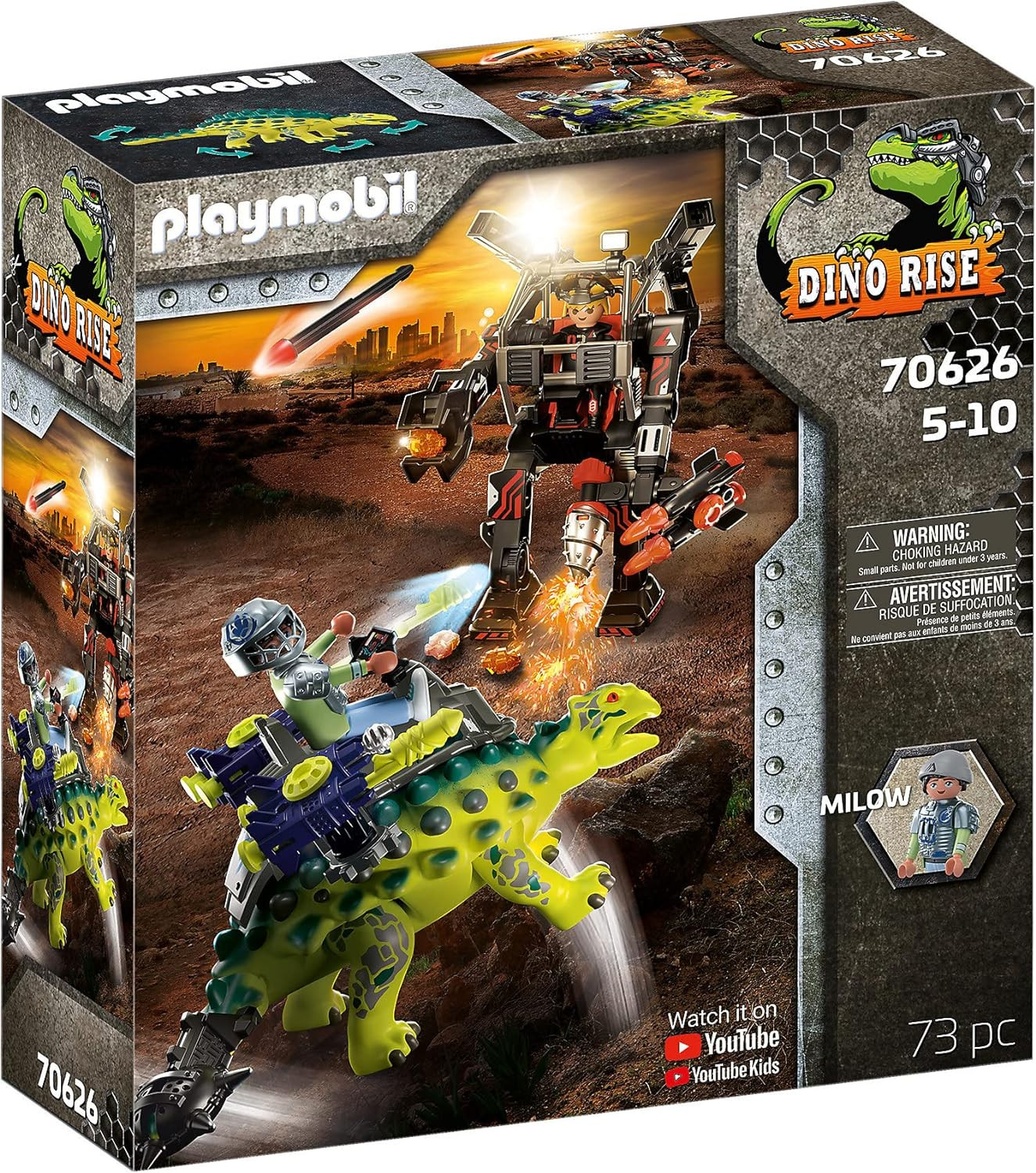 Игровой МОБИЛЬ Dino Rise 70626 Сайхания, производитель динозавров, 5 лет
