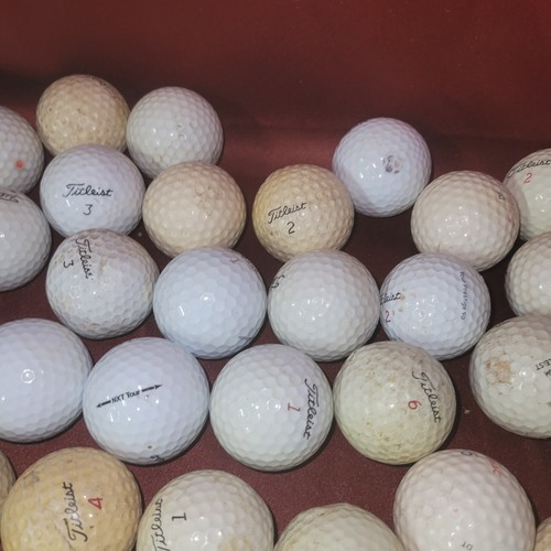 Mixed Lot of 58 Golf Balls Various Brands Of Titleist. Used - Picture 4 of 7