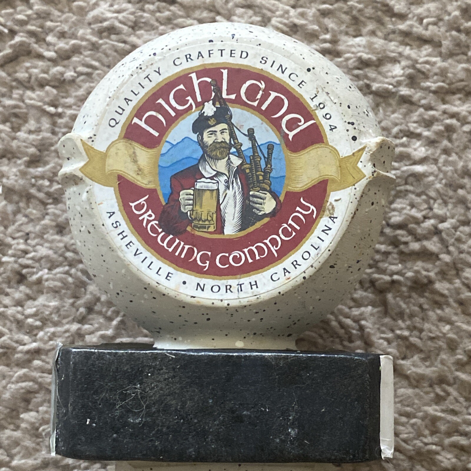 Highland Brewing Black Mocha Stout Draft Beer Tap Handle Asheville NC