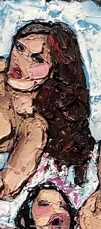 OFERTA 25% - Arte desnudo - Pintura Orgía de Val - Arte que da vida a esta pieza Foto 4 de 4