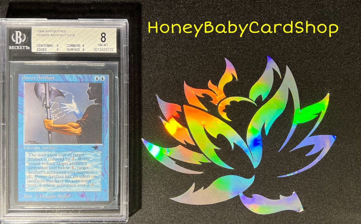 Power Artifact  鑑定品　BGS NM＋8.5 Power Artifact (Antiquities Crimped Misprint Signed by