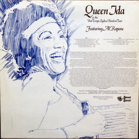 Queen Ida and the Bon Temps Zydeco Band mit Al Rapone - auf Tour (LP) - Bild 2 von 4