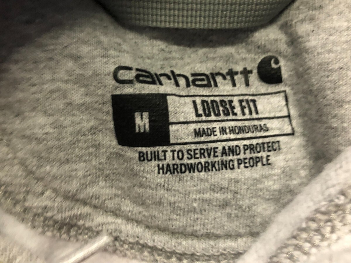 MENS MEDIUM - Carhartt TS0121-M Loose Fit Midweight Hooded Sweatshirt  Hoodie | eBay