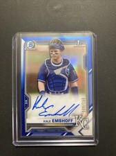 Kale Emshoff True Blue /150 Autograph Auto #CPA-KE Royals 1st Bowman Chrome🔥