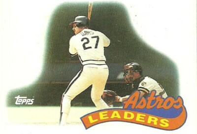 Houston　ASTROS HOUSTON ASTROS TEAM LEADERS #579 - TOPPS NM-MT 1989 | eBay