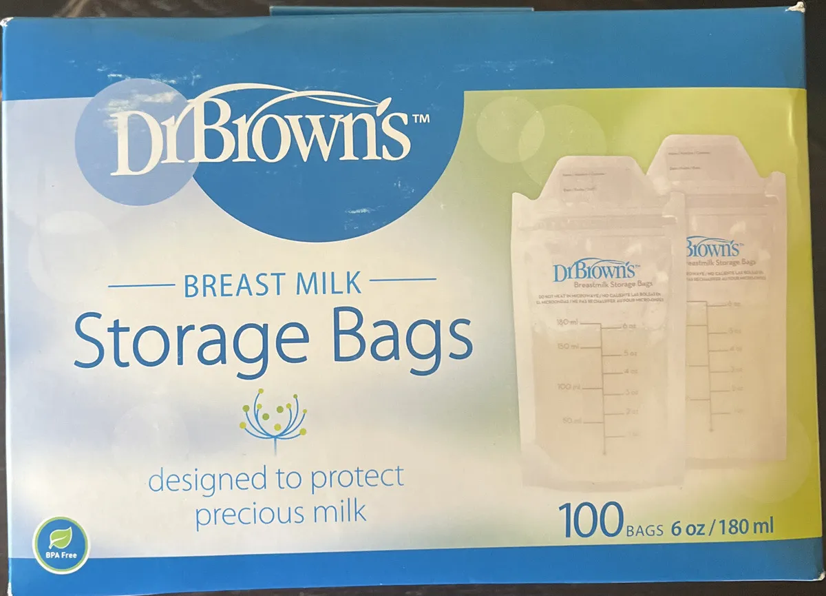 Dr. Brown's 100-Count Breastmilk Storage Bags