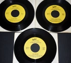 Lot of (3) GLENN MILLER 45 rpm 7” Vinyl Records Jukebox Pop Swing Big Band ~ M