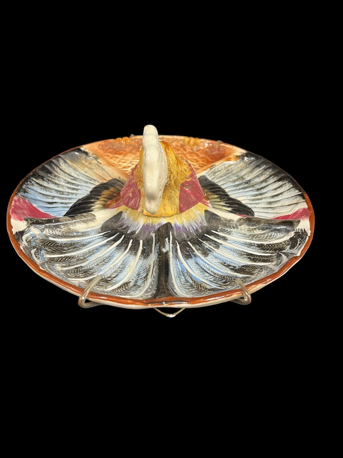 VTG ROOSTER CHICKEN CERAMIC WALL HANGING POTPOURRI HOLDER RARE eBay