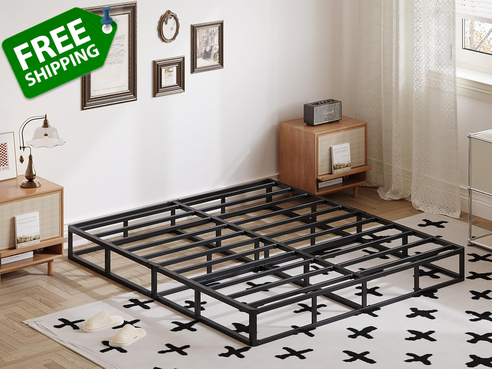 Full Box Spring 5 Inch High Profile Box Springs for Full Bed, Sturdy Metal Frame eBay