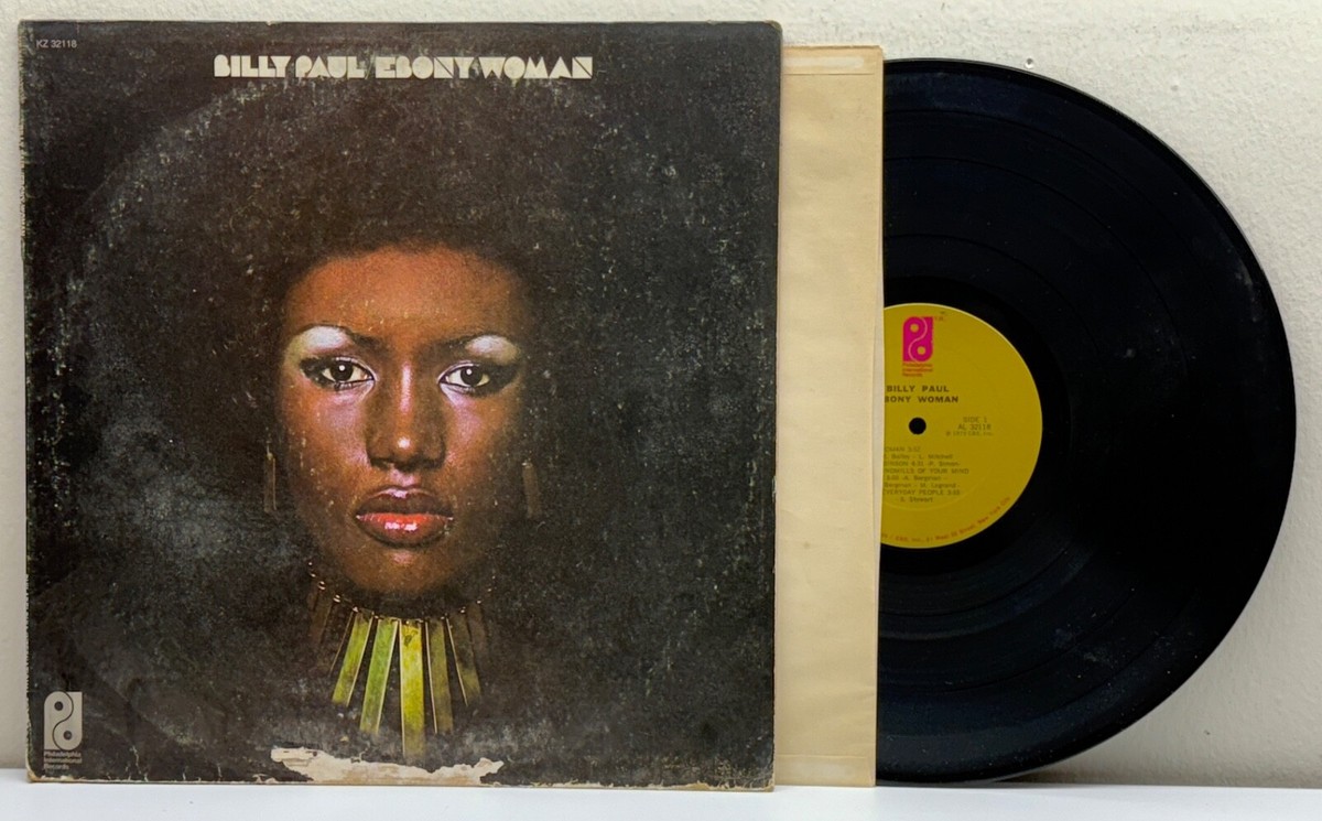 1973 Billy Paul Ebony Woman Vinyl KZ 32118 Philadelphia Records