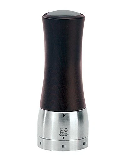 Peugeot 25205 Madras U'Select Shaftless 6-1/2-Inch Pepper Mill, Chocolate