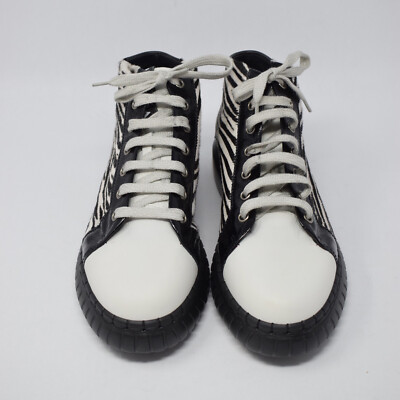 Andia Fora Women's Size 37 / US 61/2M Animal Print High Top Sneakers 