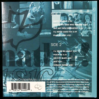 MARANATHA MUSIC Maranatha! 3 Rejoice in the Lord 1973 CD MUSTARD