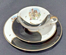 Nice Porzellan Rothenburg Tea Cup & Saucer & Plate 3-piece set