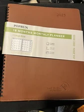 POPRUN Planner JULY 2024-JULY 2025 (8.5'' x 11'') Academic Year Calendar