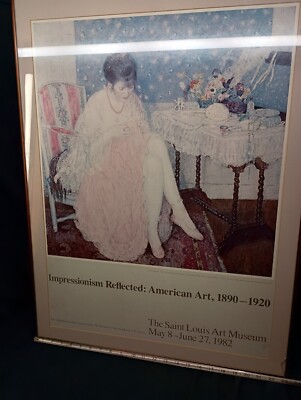 Vintage 1982 St Louis Art Museum Exhibition Print Of  Torn Lingerie 1915 By...