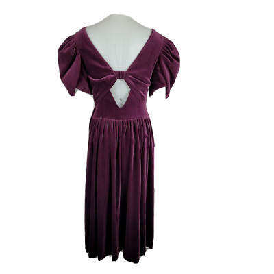 dark purple victorian dress Purple 1890s Dress, Gothic Victorian Gown, Violet Belle Epoque Ballgown